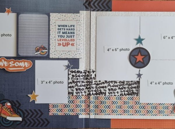 Lady Pattern Paper Awesome Interactive Layout INSTRUCTIONS ONLY