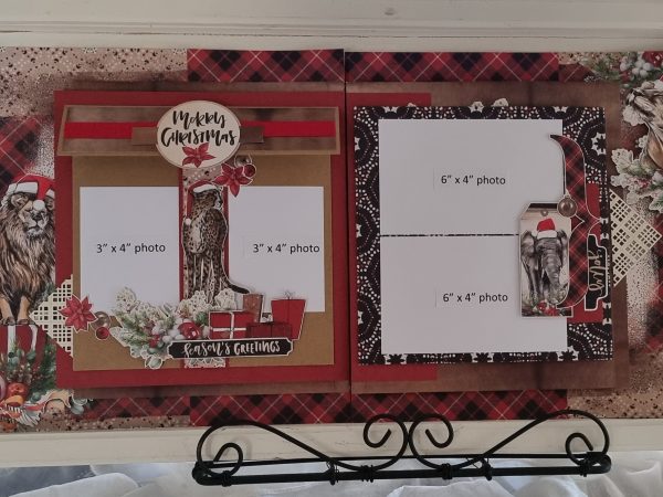 Celebr8 Wild Christmas Interactive Layout INSTRUCTIONS ONLY