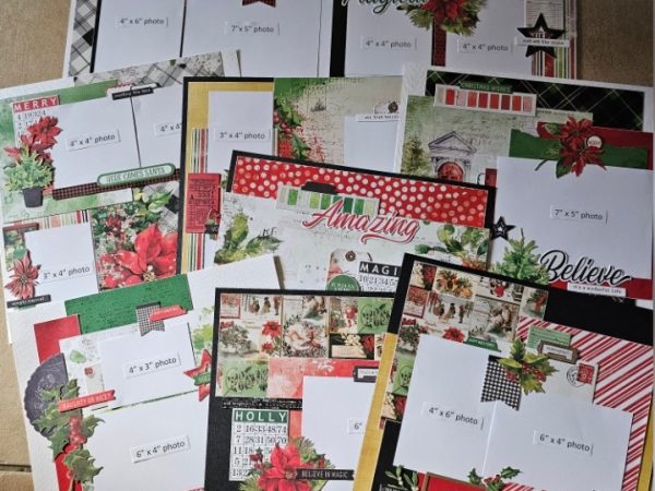 49 & Market Christmas Spectacular 1 Double Page & 7 Single Page Layouts INSTRUCTIONS ONLY