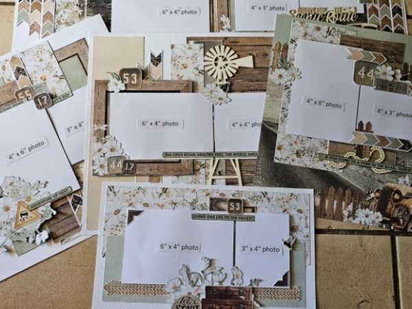 Celebr8 Country Road 2 Double & 8 Single Layouts INSTRUCTIONS ONLY