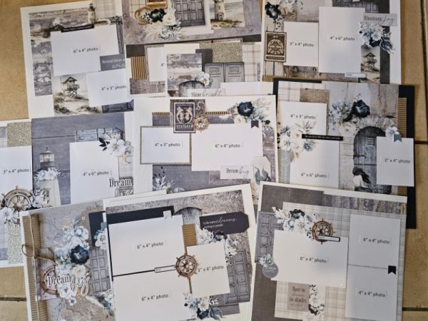 Uniquely Creative Shades of Whimsy 2 Double Page & 6 Single Page Layout INSTRUCTIONS ONLY