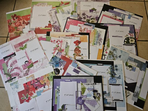 49 & Market Spectrum Gardenia 6 Double Page & 3 Single Page Layouts INSTRUCTIONS ONLY
