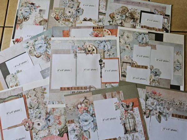 Uniquely Creative Vintage Chronicles 2 Double Page & 6 Single Page Layout INSTRUCTIONS ONLY