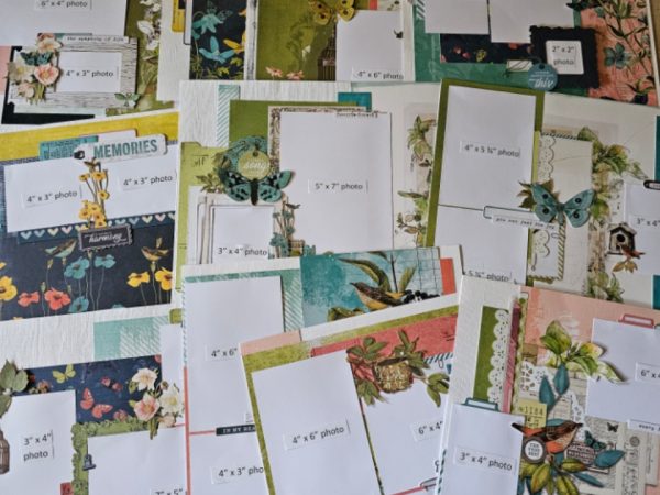 49 & Market Birdsong 3 Double Page & 5 Single Page Layouts INSTRUCTIONS ONLY