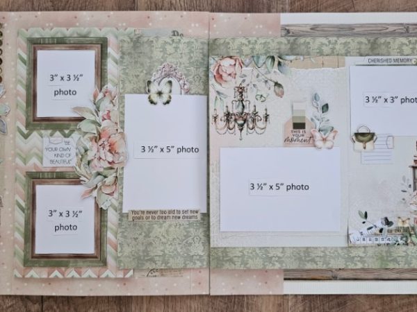 Celebr8 Enchanting Elegance Interactive Layout INSTRUCTIONS ONLY