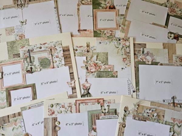 Celebr8 Enchanting Elegance 2 Double Page & 6 Single Page INSTRUCTIONS ONLY