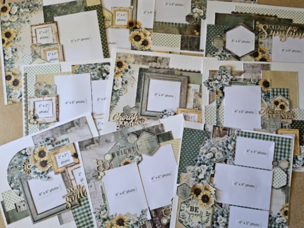Celebr8 Sunlit Moments 2 Double & 6 Single Layout INSTRUCTIONS ONLY