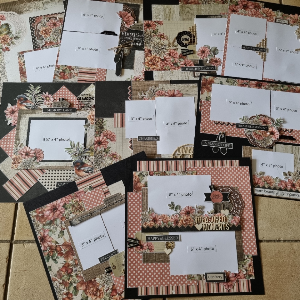 Celebr8 Blessed Life 2 Double & 6 Single Layout INSTRUCTIONS ONLY