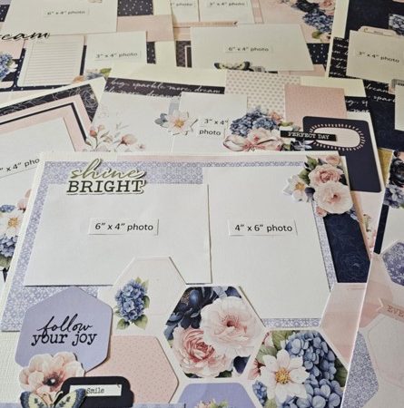 Uniquely Creative Indigo Bloom 2 Double Page & 6 Single Page INSTRUCTIONS ONLY