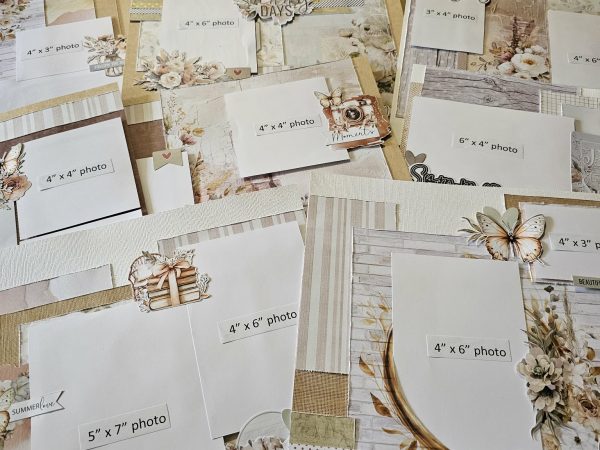 Uniquely Creative Bohemian Escape 3 Double Page & 5 Single Page INSTRUCTIONS ONLY