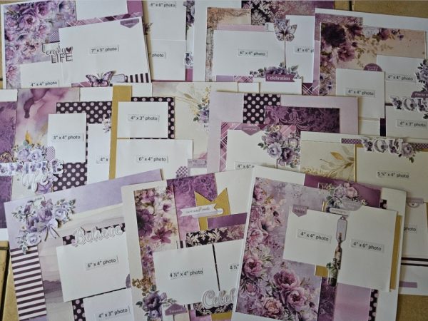 Uniquely Creative Ultra Violet 3 Double Page & 5 Single Page INSTRUCTIONS ONLY