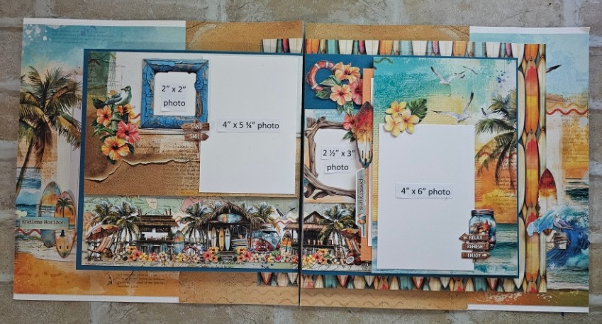 49 & Market Beach Vibes Interactive Layout Instructions ONLY